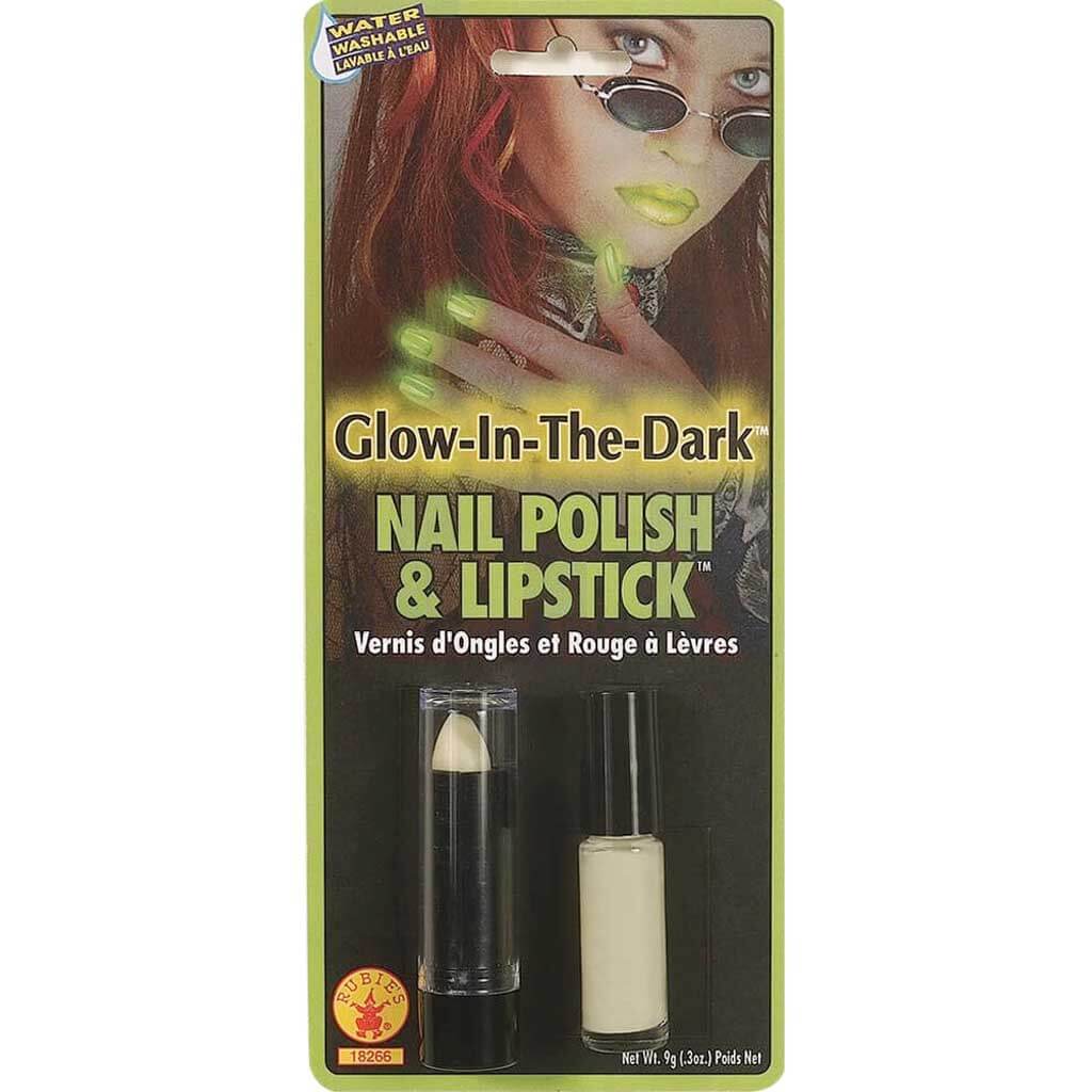 Nail Polish &amp; Lipstick Glow In The Dark