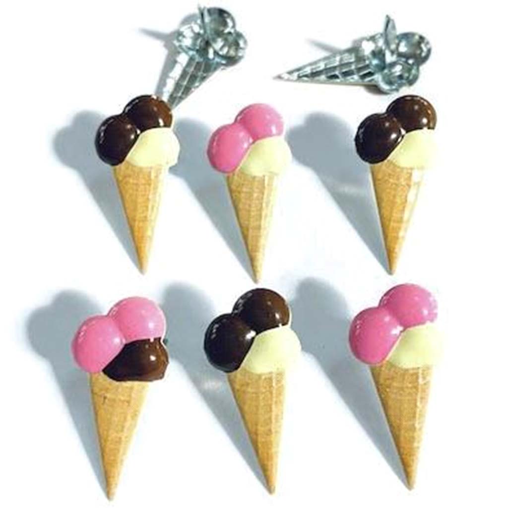 Eyelet Outlet Shape Brads Ice Cream