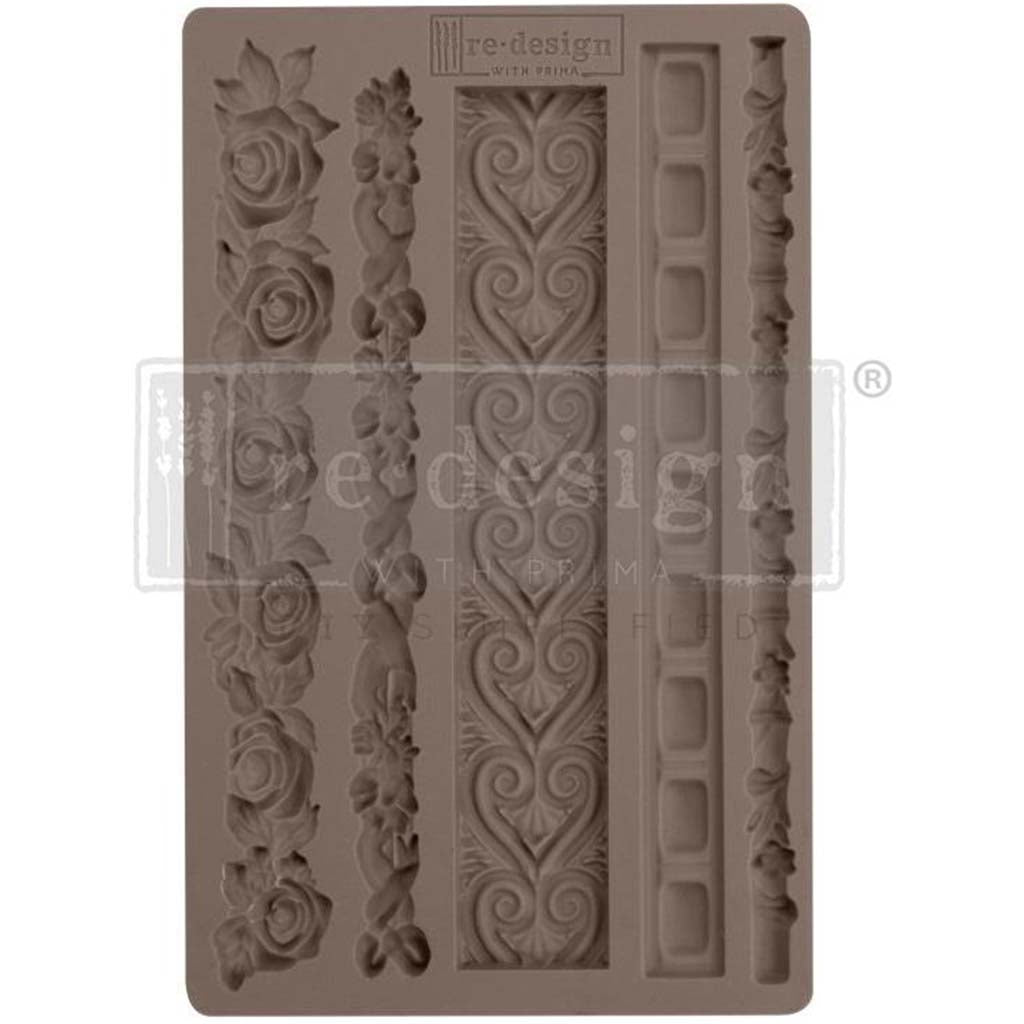 Re-Design Mould 5in x 8in, Elegant Borders