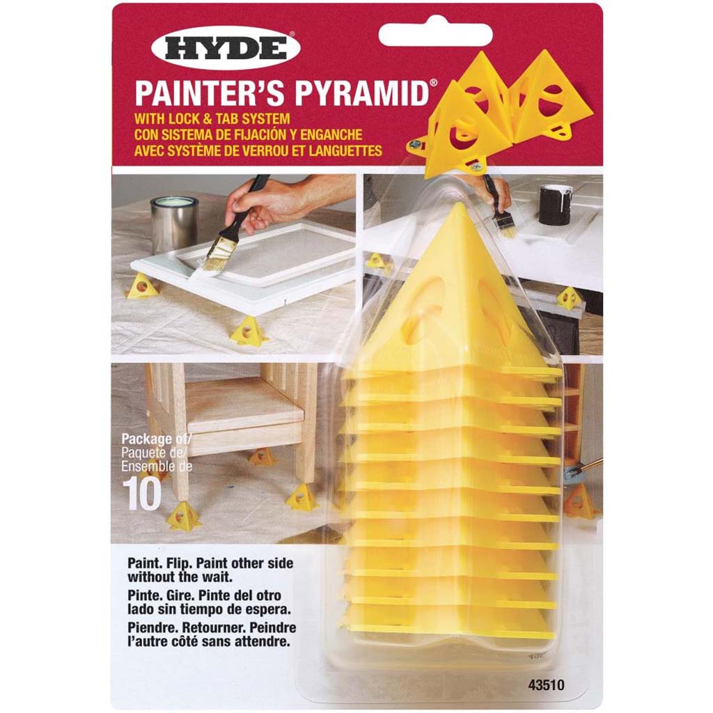 Painter's Pyramid Stands 10Pkg, Yellow