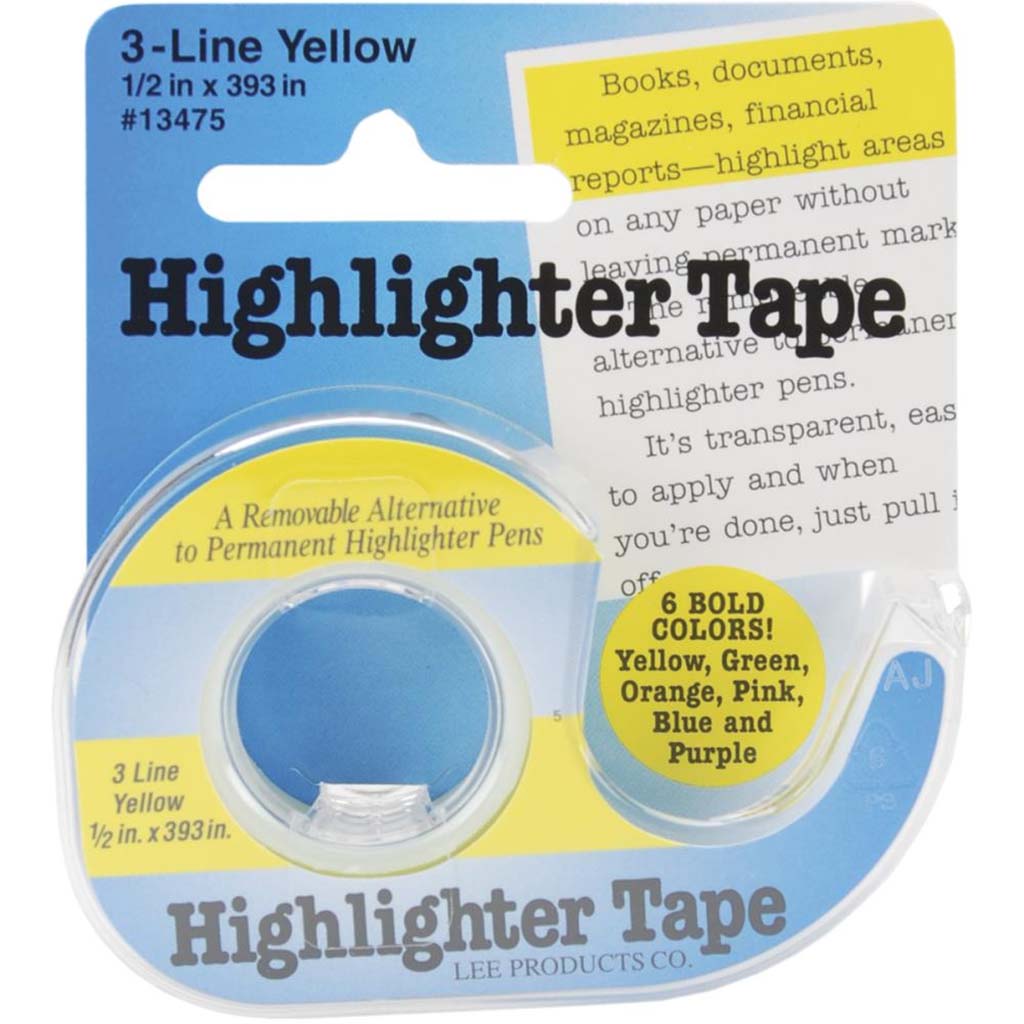 Highlighter Tape Yellow