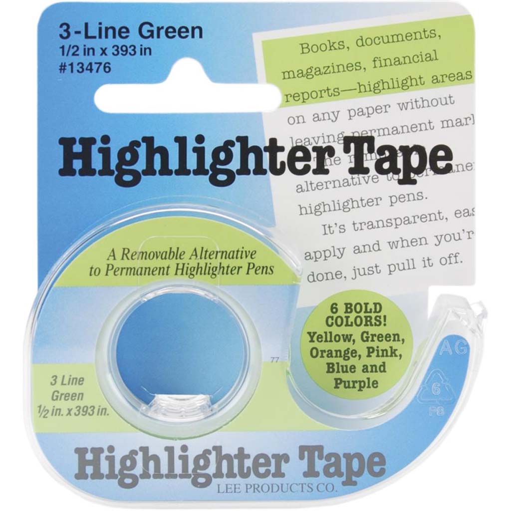 Highlighter Tape Green