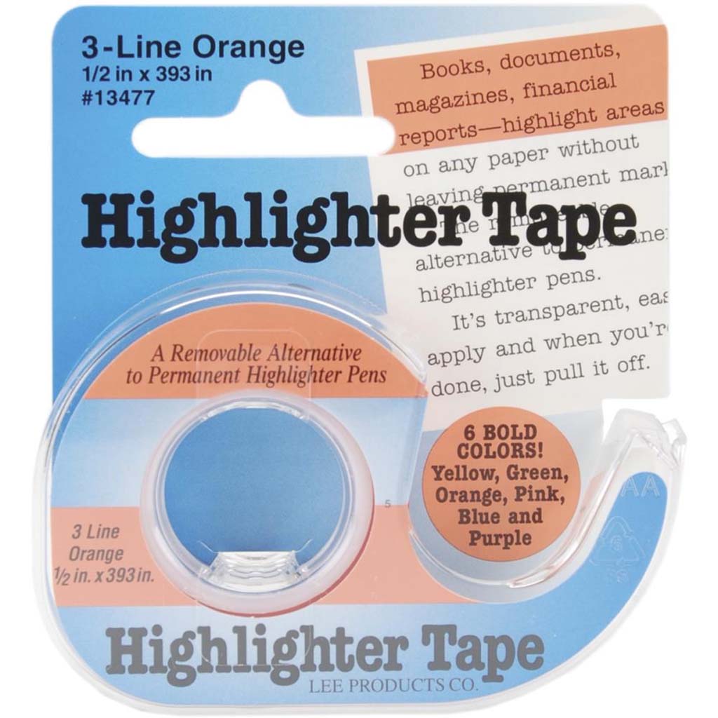 Highlighter Tape Orange