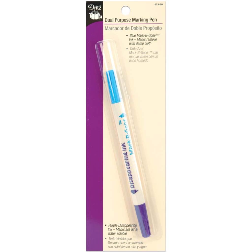 Dual Purpose Marking Pen, Blue