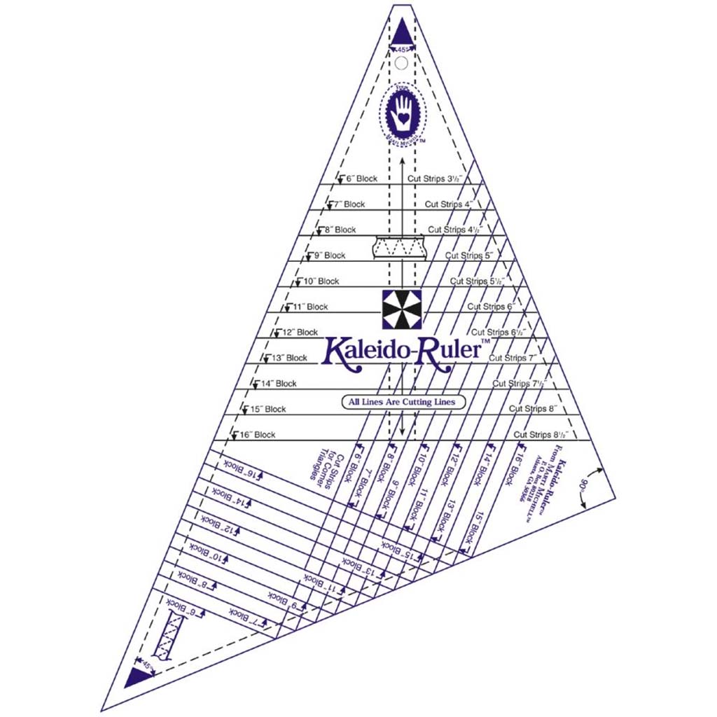 Large Kaleido Ruler 6in-16in