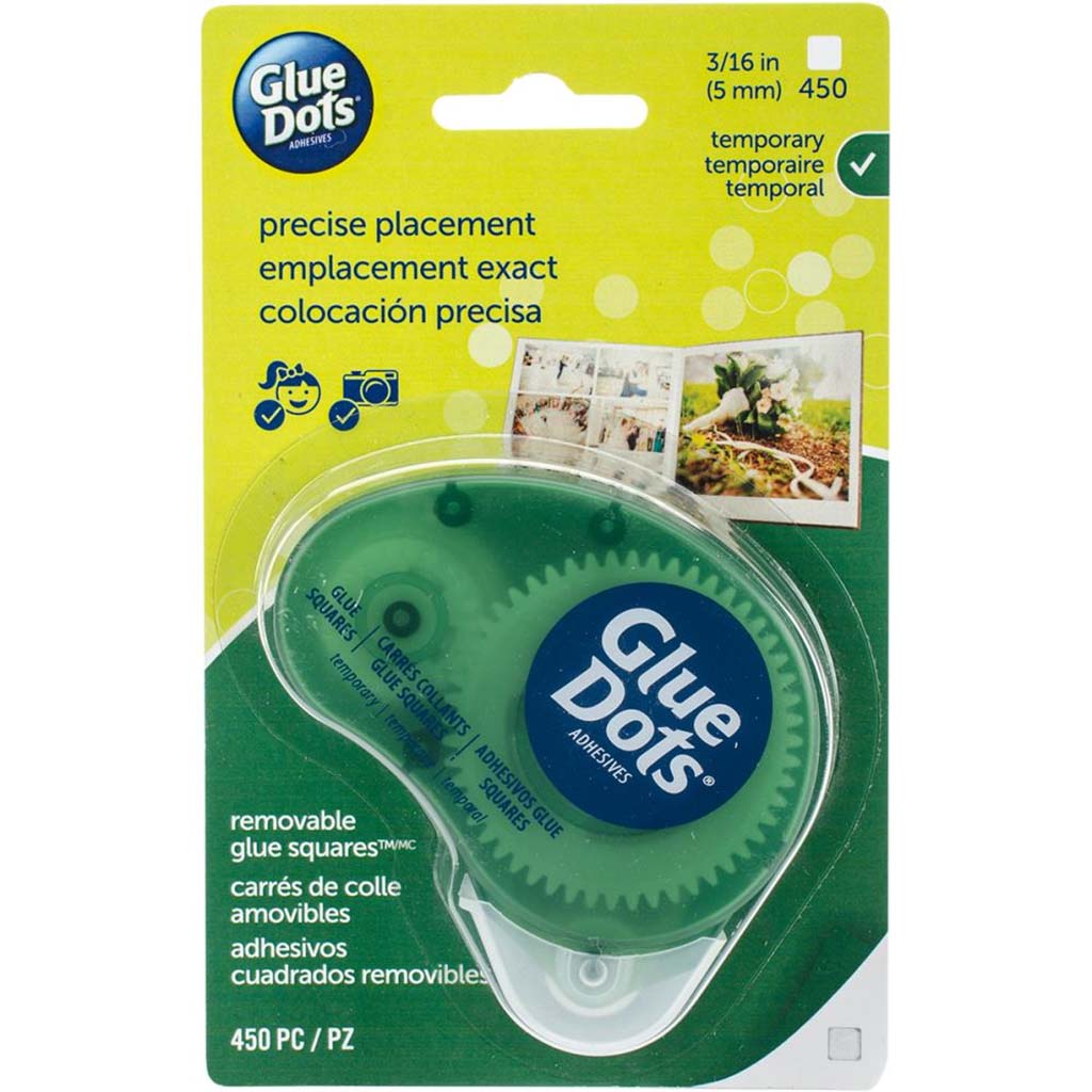 Glue Dots Non Refillable Runner Removable Squares