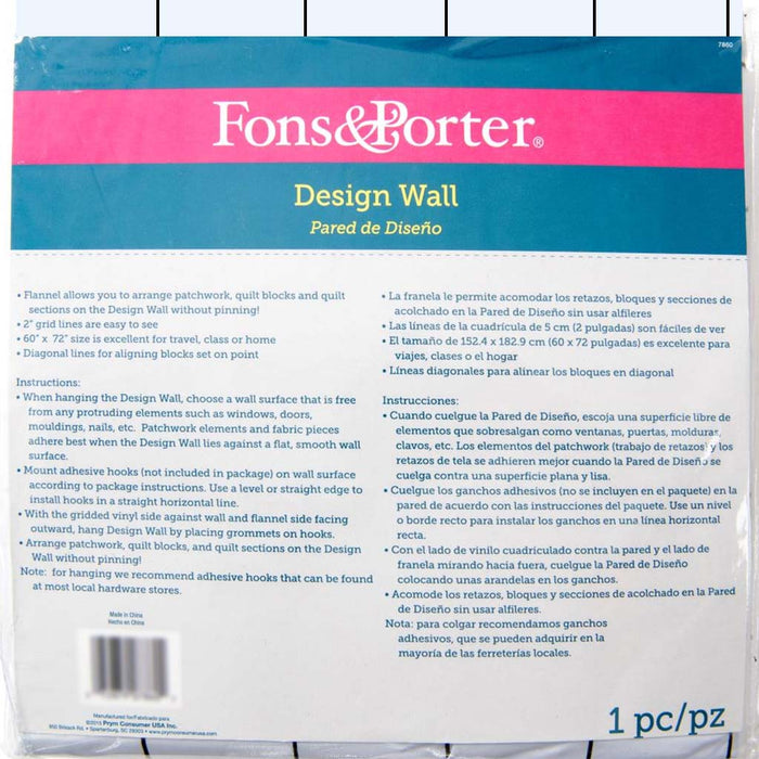 Fons And Porter Design Wall, 60in x 72in