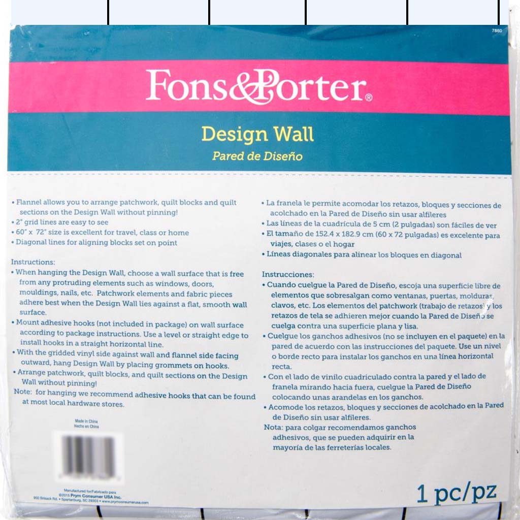 Fons And Porter Design Wall, 60in x 72in