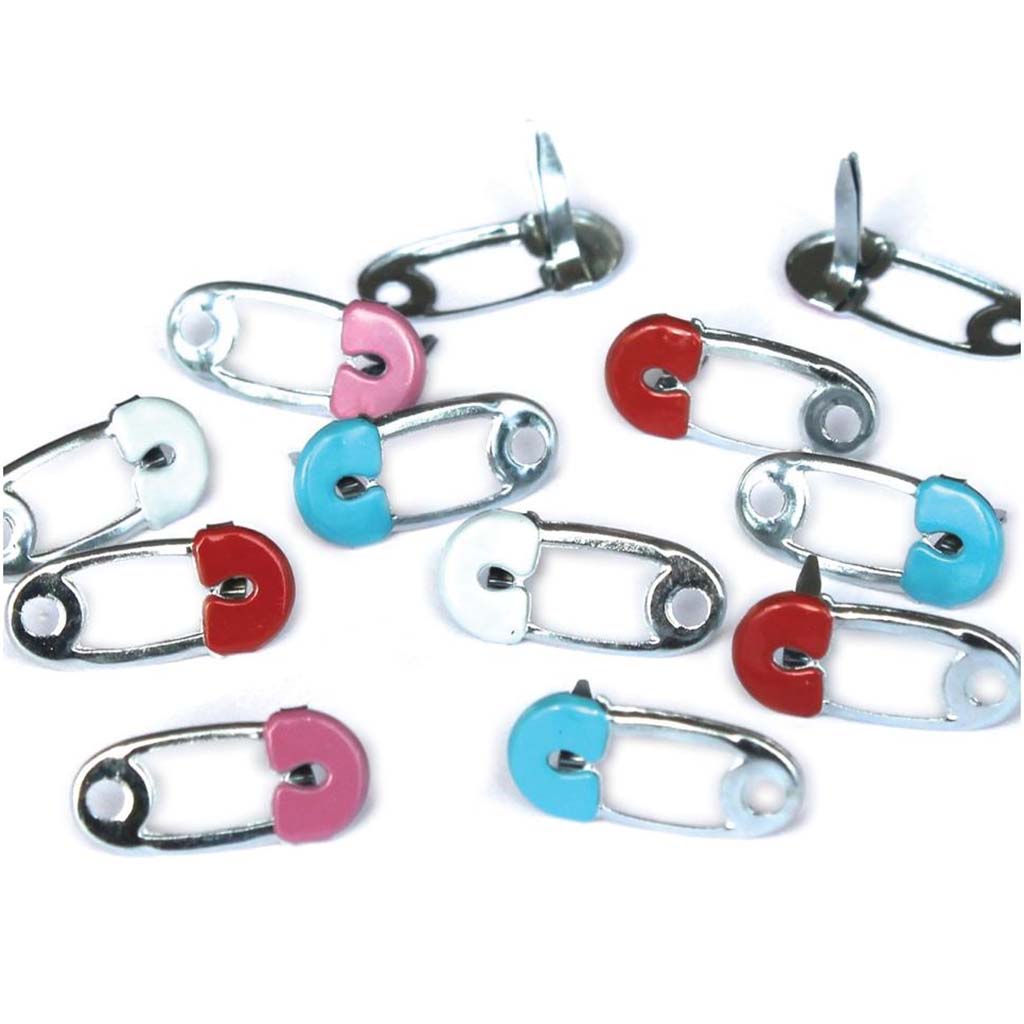 Eyelet Outlet Shape Brads Safety Pin