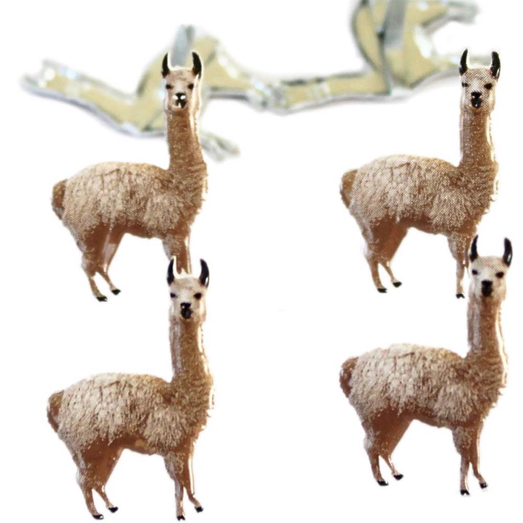 Eyelet Outlet Shape Brads Llama