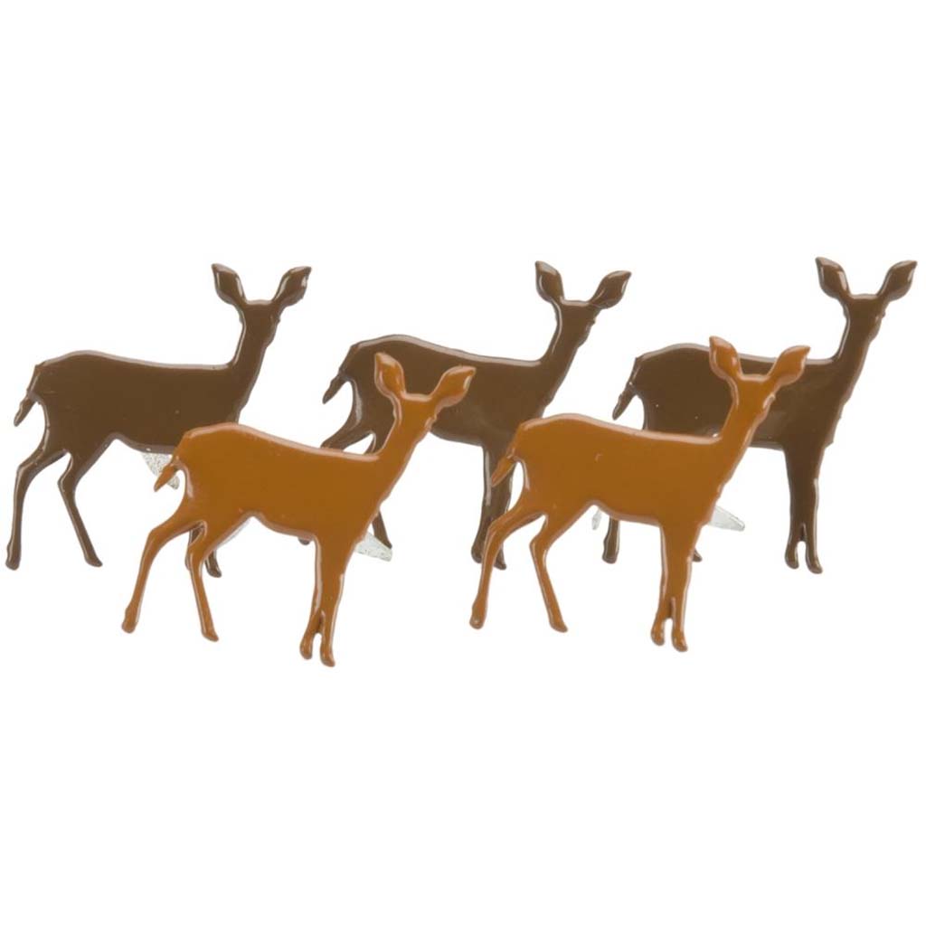 Eyelet Outlet Shape Brads Deer