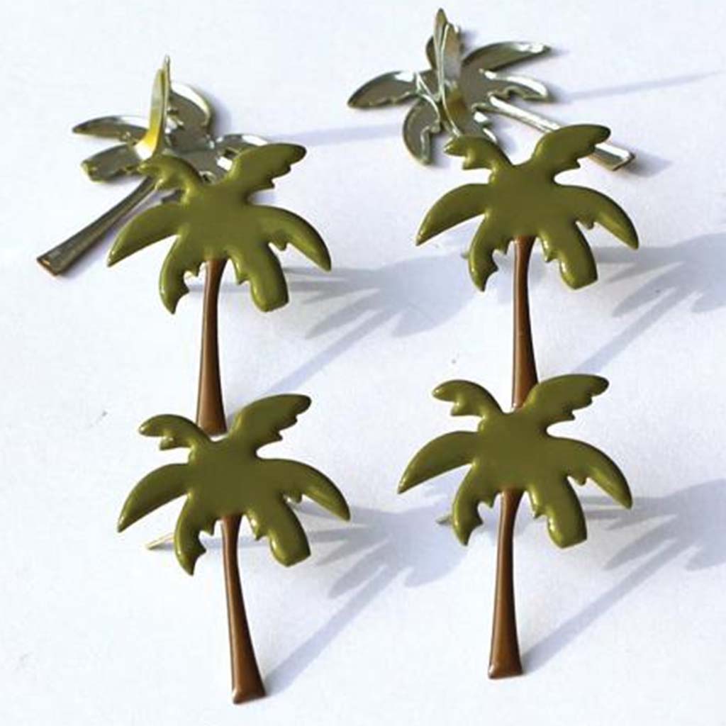 Eyelet Outlet Shape Brads Palm Tree