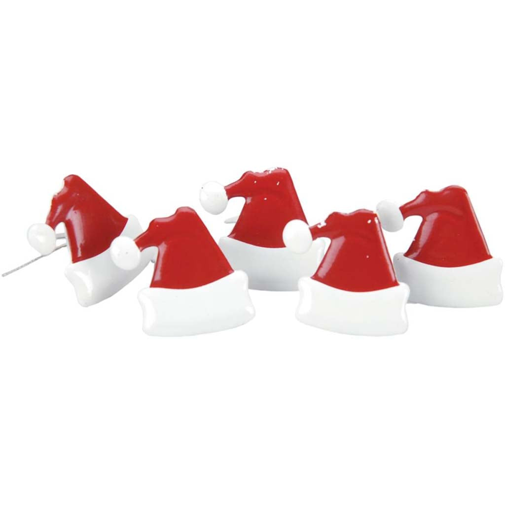 Eyelet Outlet Shape Brads Santa Hat