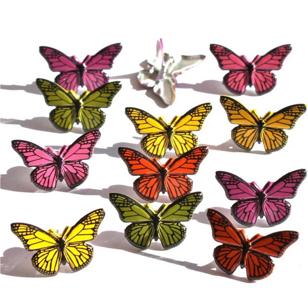 Eyelet Outlet Shape Brads Butterfly