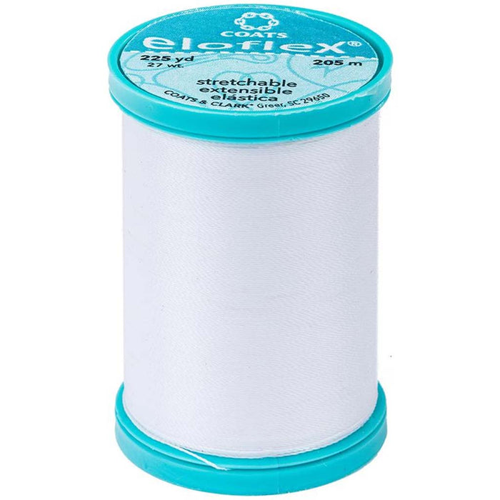 Eloflex Stretch Thread 225Yd, White