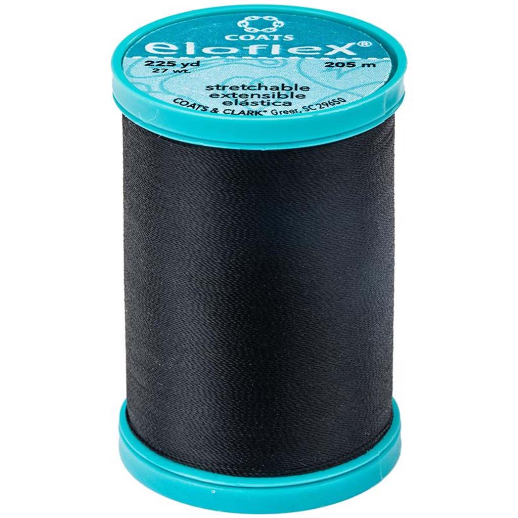 Eloflex Stretch Thread 225Yd, Black