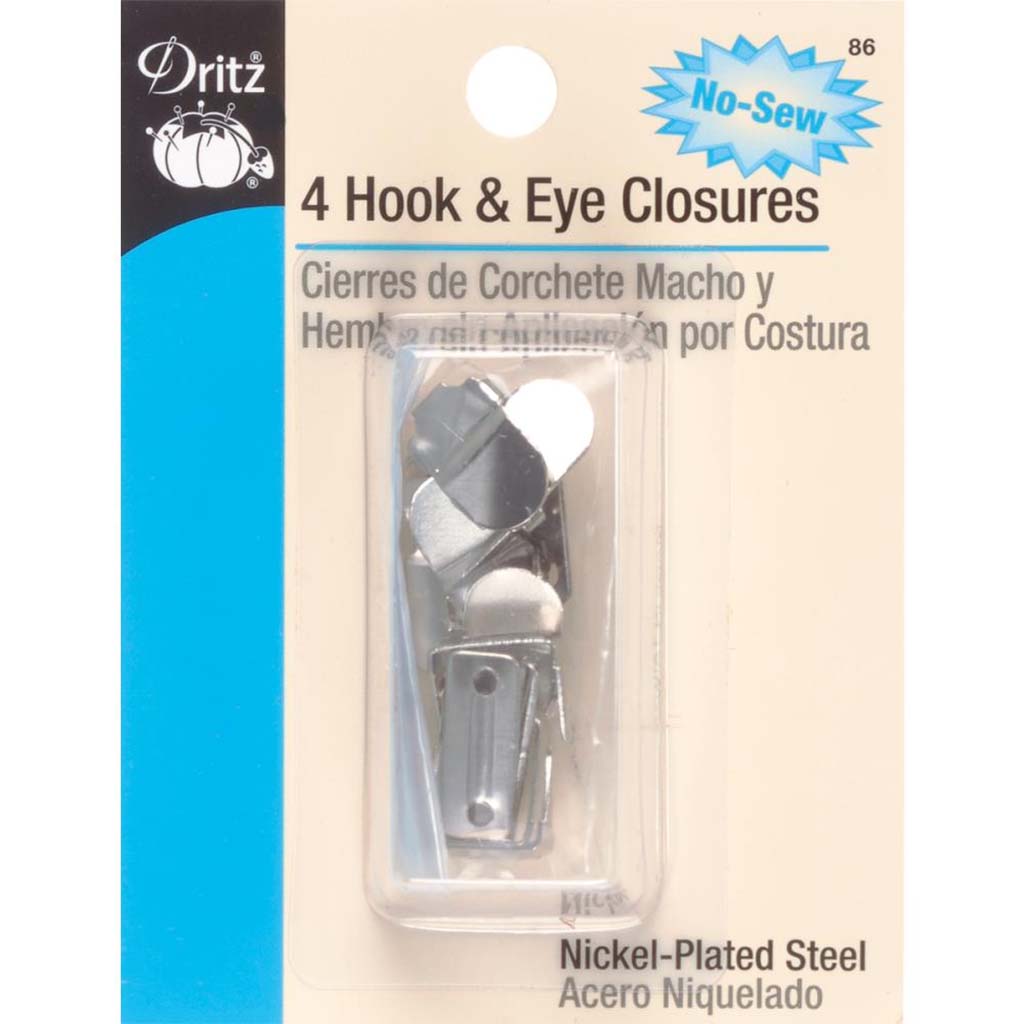 Hook And Eye Closures Nickel