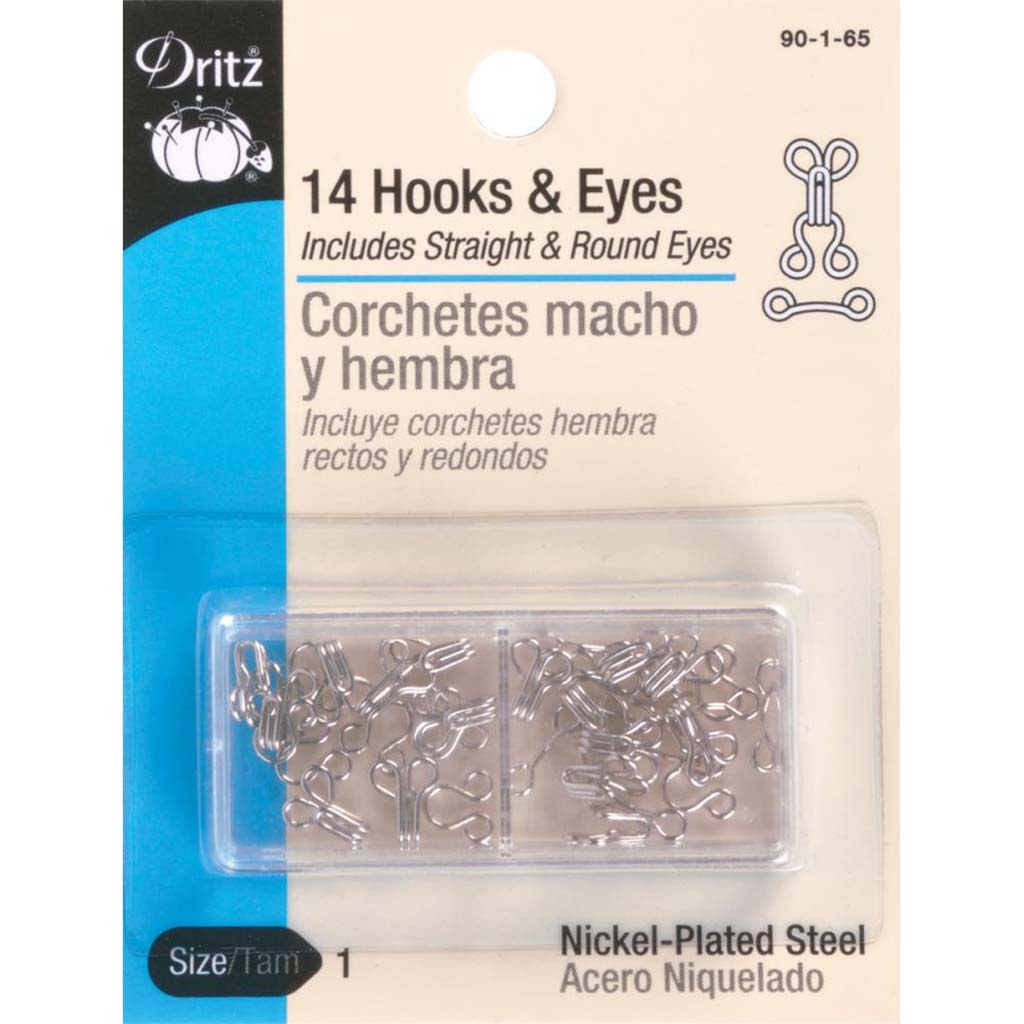 Dritz Hooks &amp; Eyes Size 1, 14Pkg