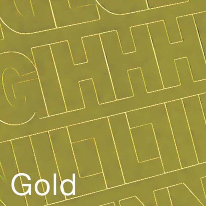 Permanent Adhesive Vynil Letters And Number Gothic Gold