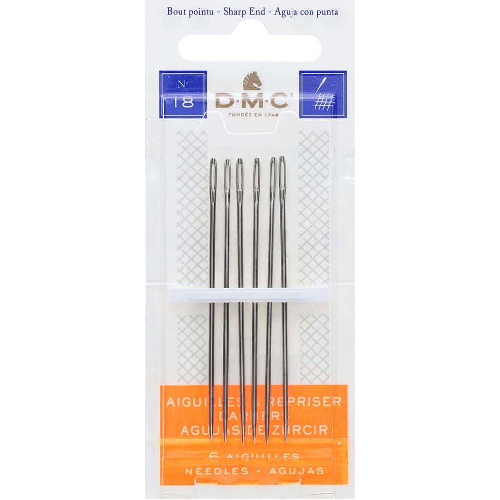 DMC Darners Hand Needles Size 18 6/pkg