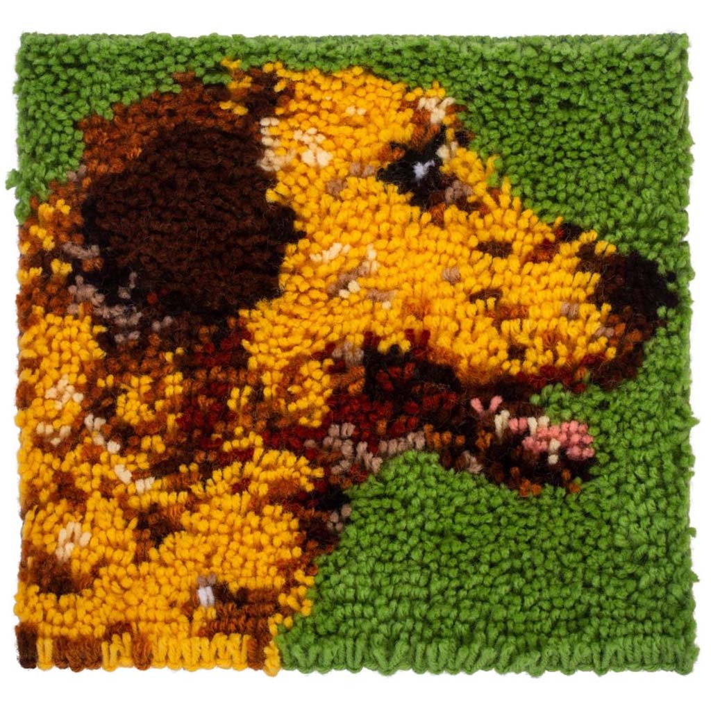 Wonderart Latch Hook Kit 12in x 12in, Golden Penny