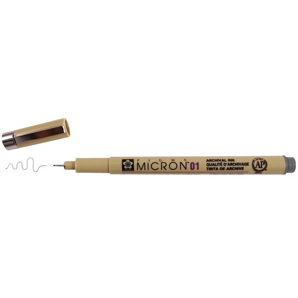 Pigma Micron Pen 01 .25mm Cool Gray