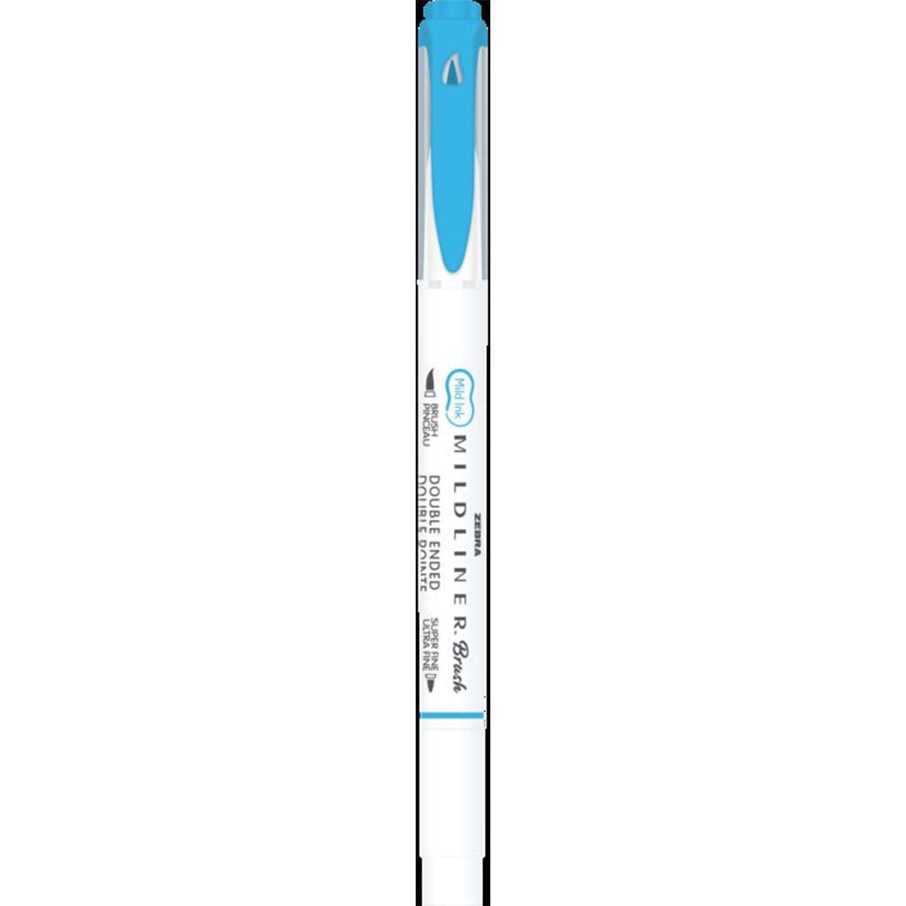 Mildliner Brush Double Cyan