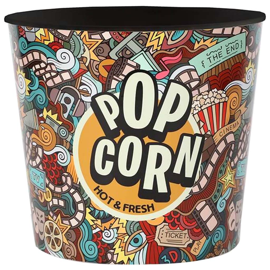 Large Graffiti Popcorn Tub