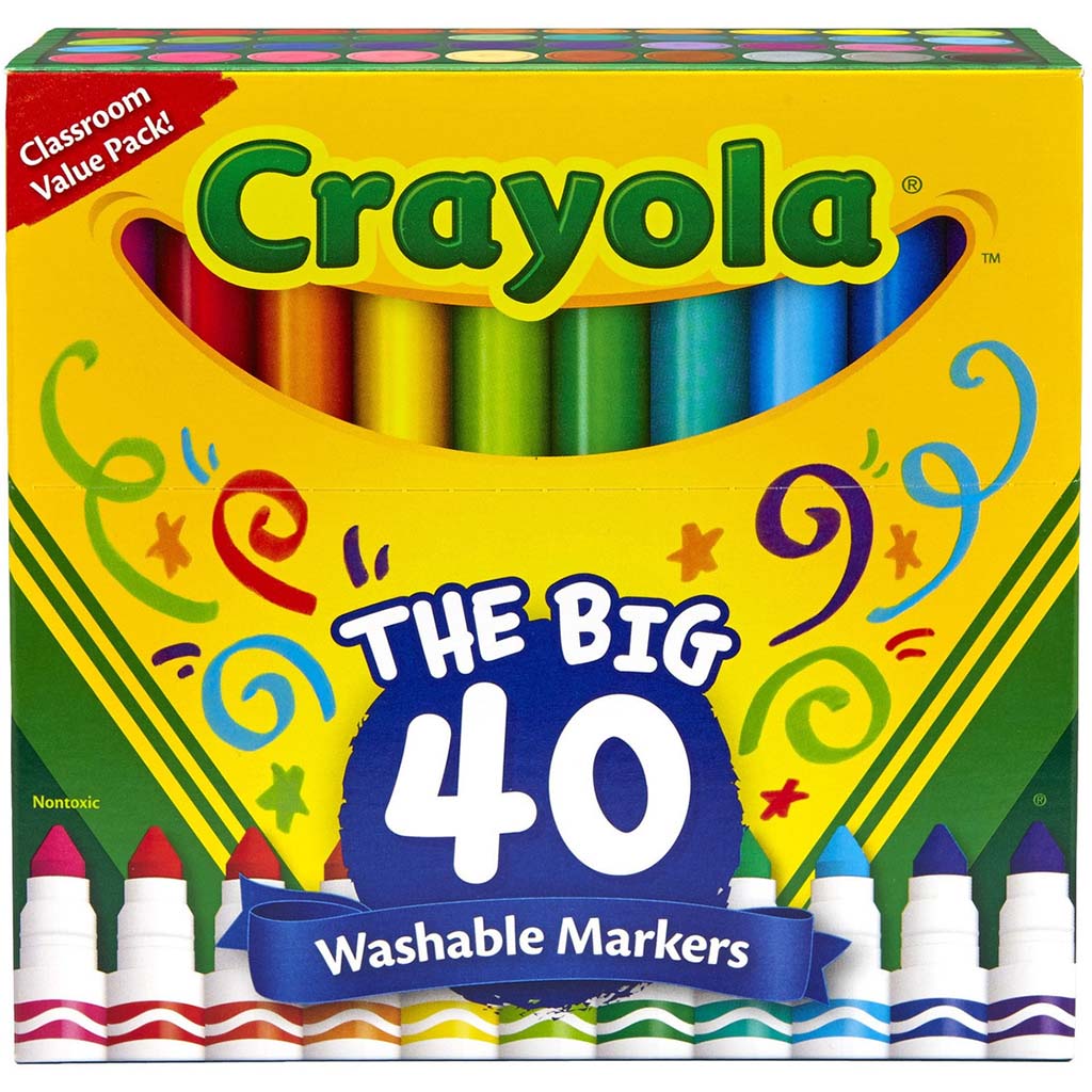 Crayola Classic Broad Line Washable Markers