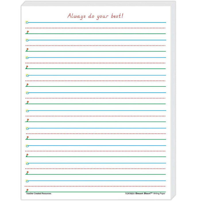Smart Start 1-2 Writing Paper 100 Sheets