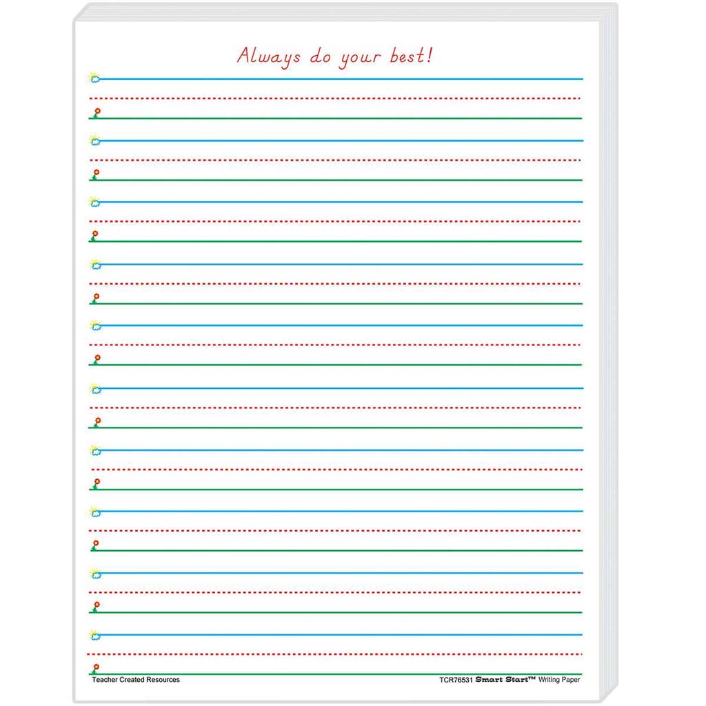 Smart Start 1-2 Writing Paper 100 Sheets