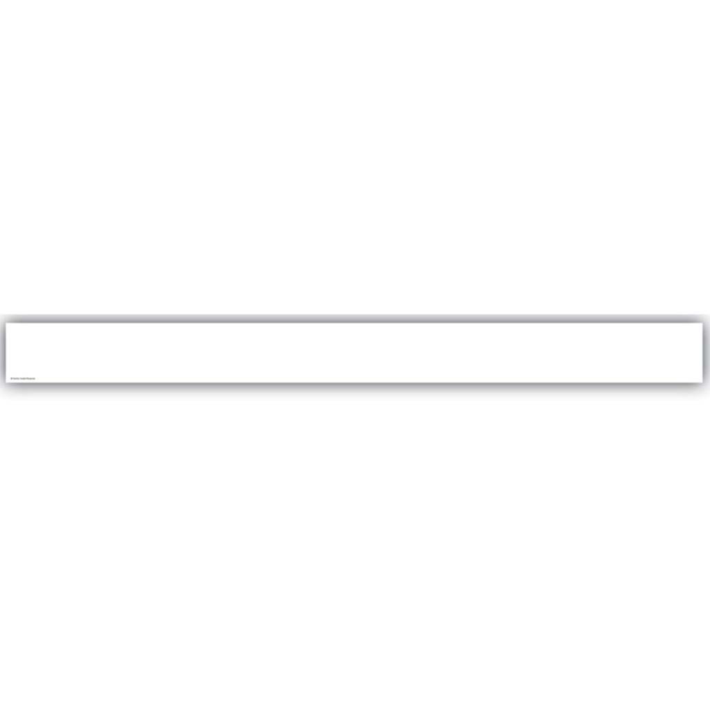 White Straight Border Trim