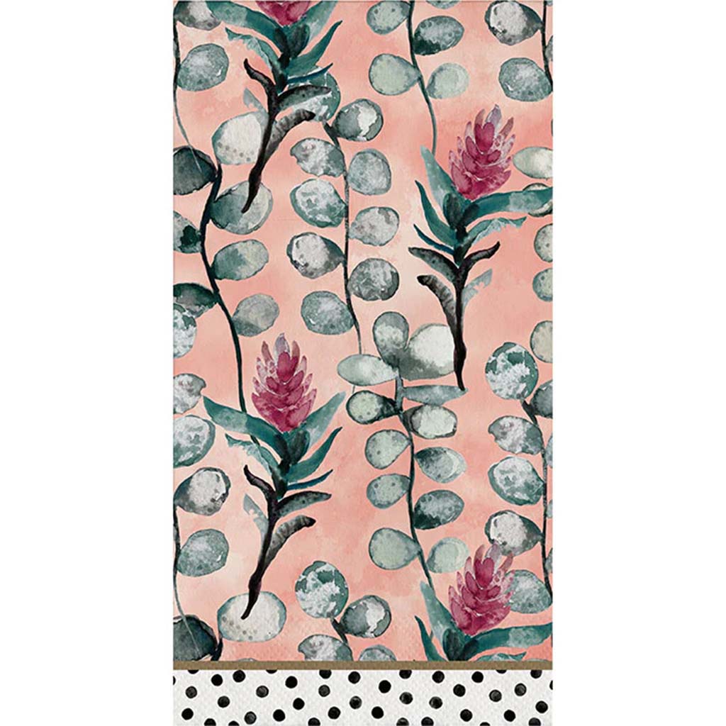 Floral Collage Guest Towel 3Ply, 16ct