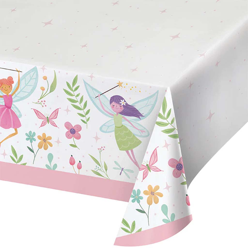 Fairy Forest Paper Tablecover, 54in X 102in