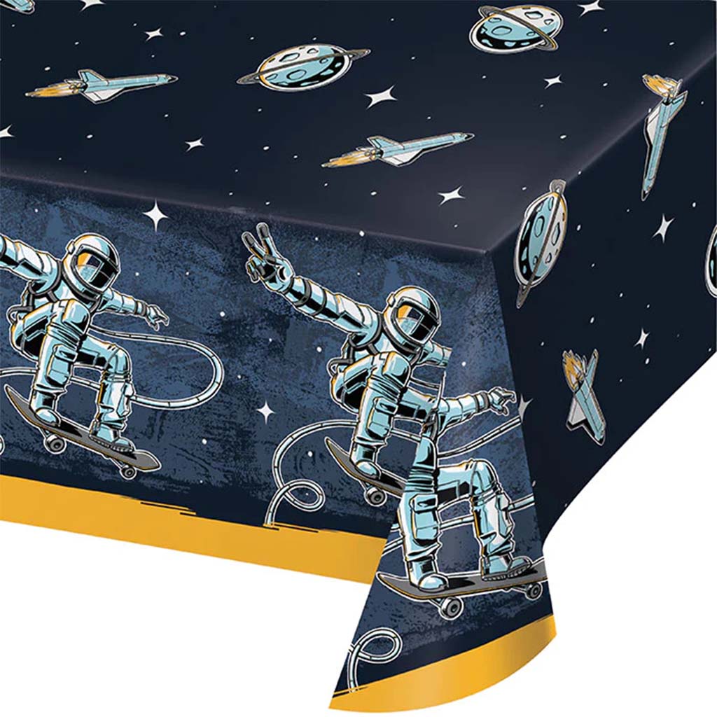 Space Skater Paper Tablecover, 54in x 102in