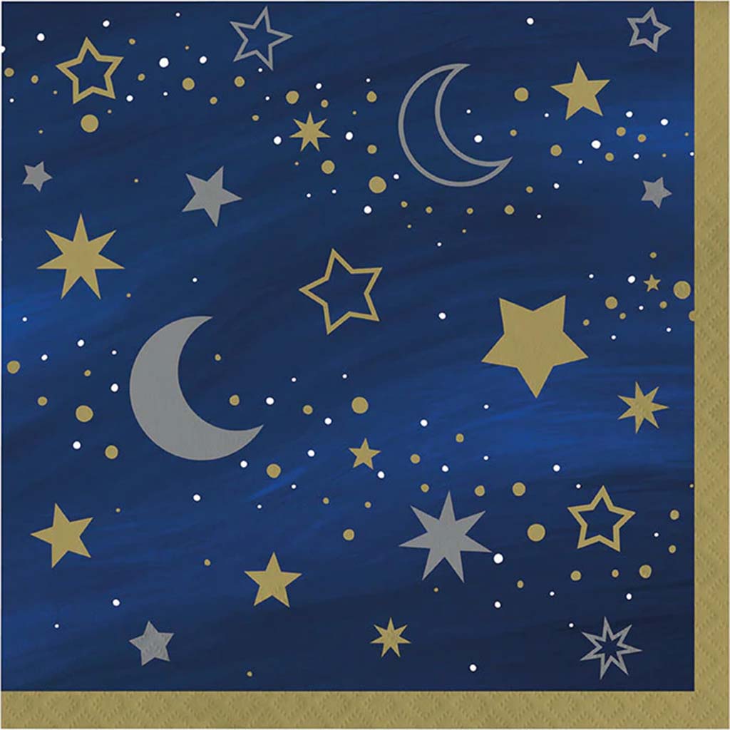 Starry Night  Lunch Napkins 2ply, 16ct