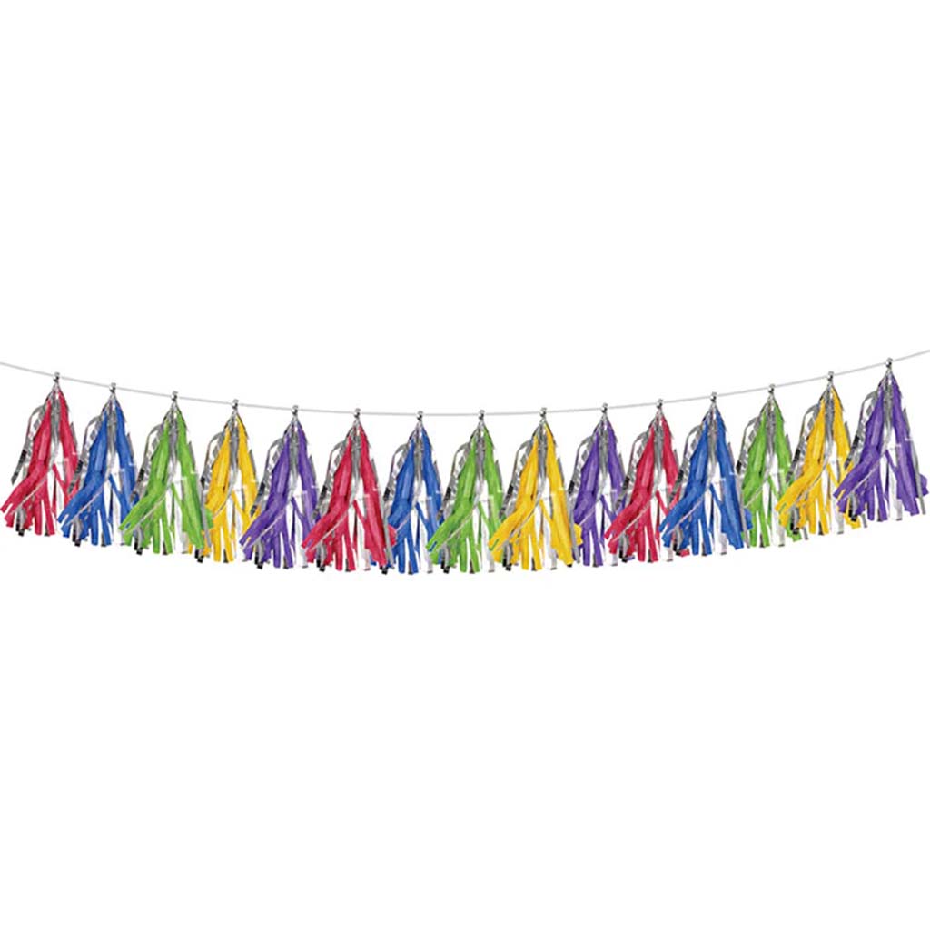 Primary Colors Tassel Garland