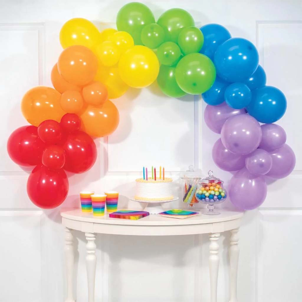 Rainbow Balloon Garland Kit, 6ft