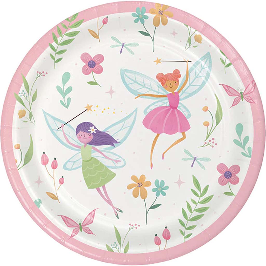 Fairy Forest Lunch Plate 7in, 8ct