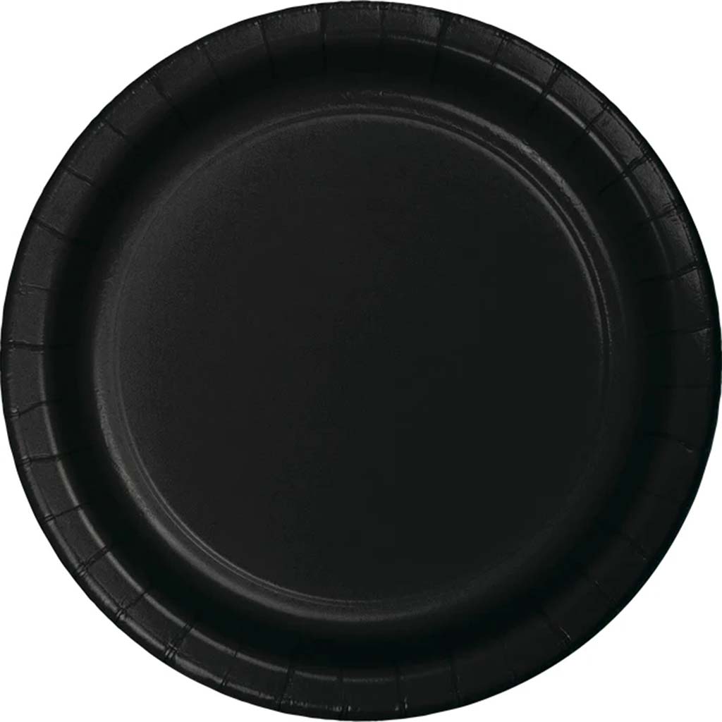 Black Velvet Lunch Plate 7in, 8ct