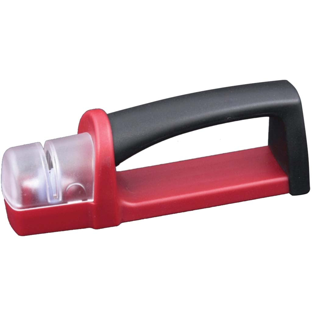 Knife Sharpener Ceramic Abrasive, Red