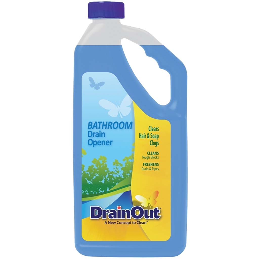 Drain OUT Drain Opener Liquid Blue, Citrus, 32oz