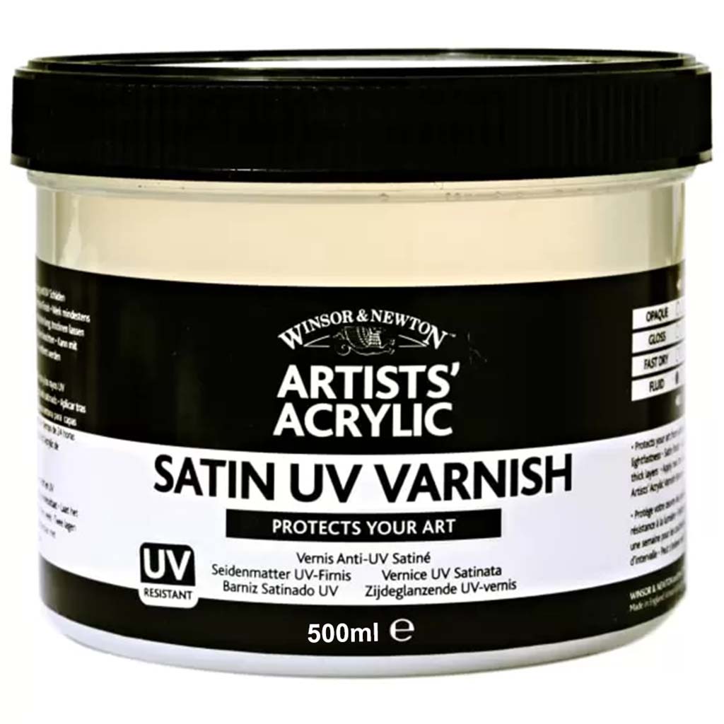 Winsor &amp; Newton Professional Satin UV Varnish 500ml