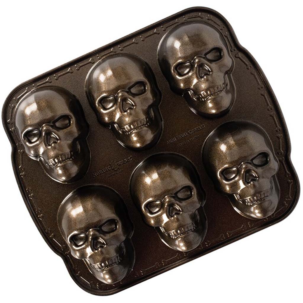 Haunted Skull Cakelet Pan