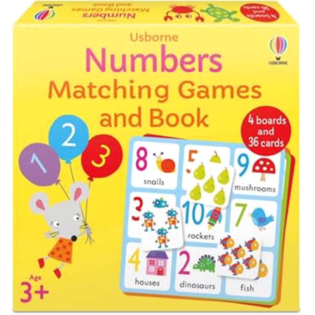 Numbers Matching Games Book