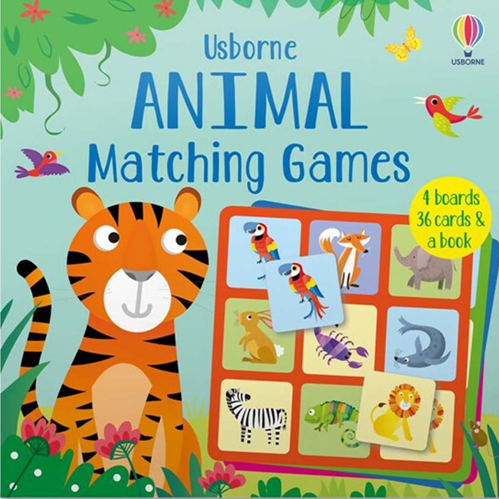 Animal Matching Games Book