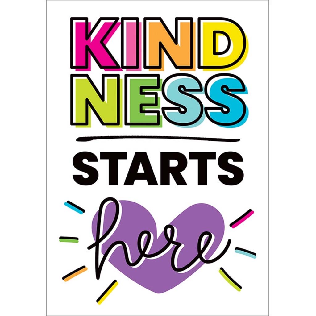 Kind Vibe Kindness Starts Here Poster