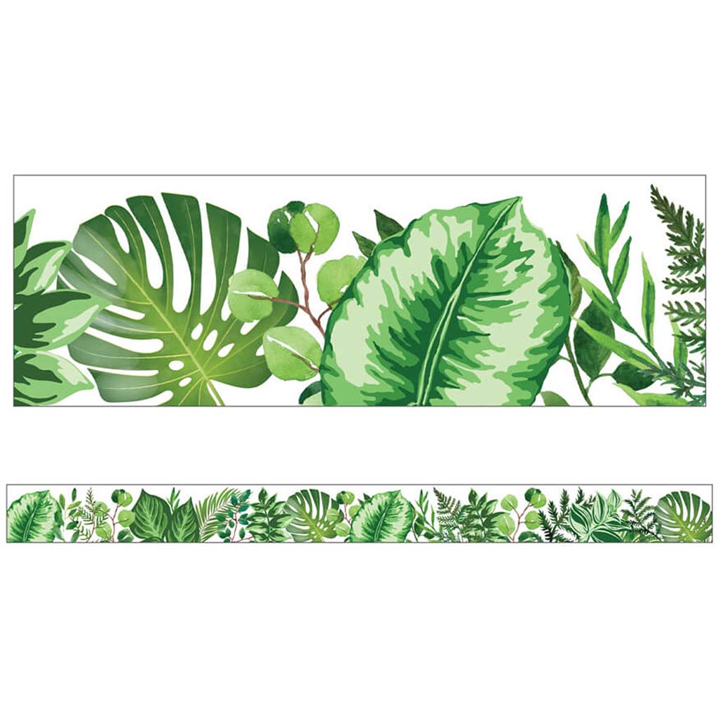 Simply Boho Greenery Straight Borders, 36ft