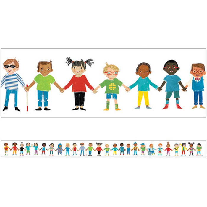 All Are Welcome Kids Straight Borders, 36ft