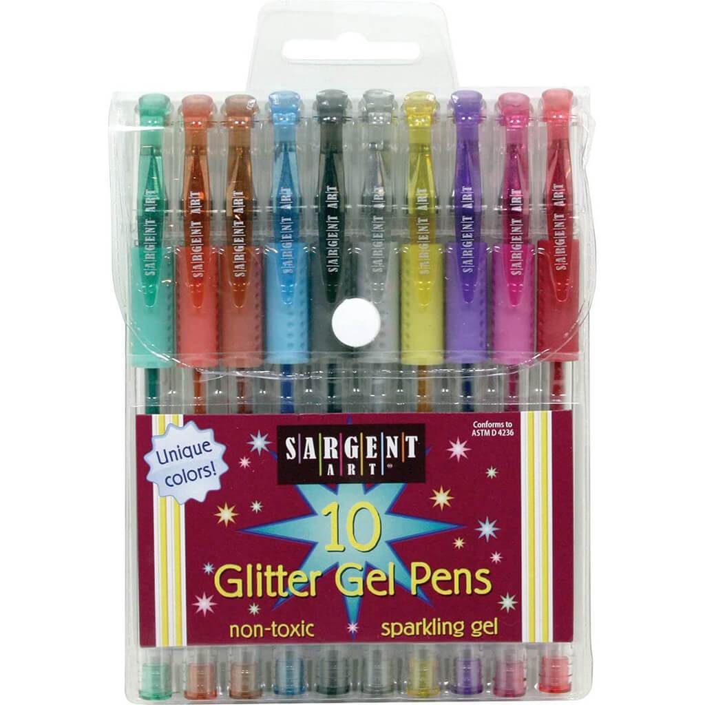 Art Glitter Gel Pens 10ct